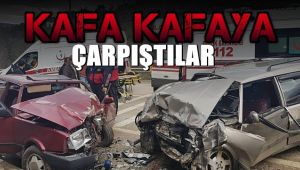 Karabük'te otomobiller kafa kafaya çarpıştı: 6 yaralı
