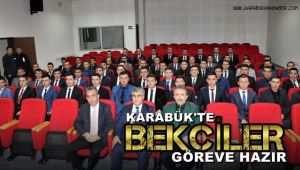 Karabük'te yeni bekçiler göreve hazır