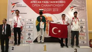 Karabüklü sporcu Afrika Para Taekwondo Şampiyonası'ndan bronz madalya ile döndü