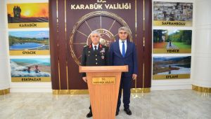 Orgeneral Çetin'den Vali Gürel'e ziyaret