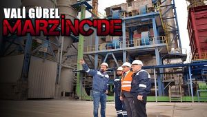 Vali Gürel, MARZİNC'de incelemelerde bulundu