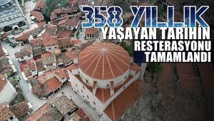 358 yıllık tarihi caminin restorasyonu tamamlandı