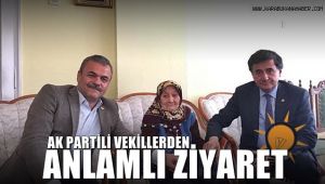 AK Partili vekillerden yaşlılara ziyaret