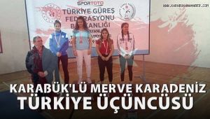 Karabüklü güreşçi Türkiye 3.sü oldu