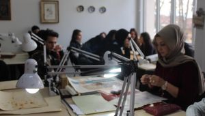 Öğrencilerden minyatür sanatına yoğun ilgi