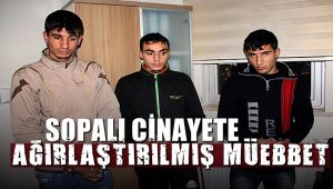 Sopalı cinayette 3 Suriyeliye ağırlaştırılmış müebbet çıktı