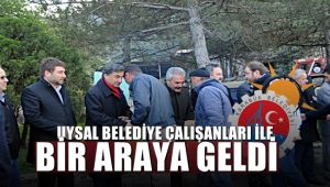 Uysal, Belediye çalışanları ile bir araya gelerek projelerini anlattı
