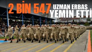 2 bin 547 Uzman Erbaş yemin etti