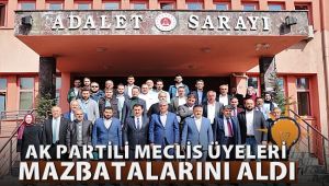 AK Partili meclis üyeleri mazbatalarını aldı
