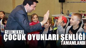 Geleneksel çocuk oyunları şenliği tamamlandı