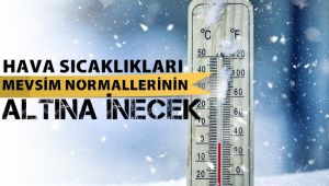 Hava sıcaklıkları mevsim normallerinin altına inecek