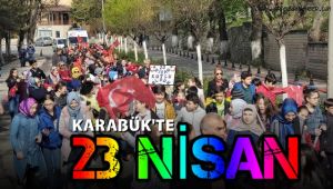Karabük'te 23 Nisan düzenlenen törenle kutlandı