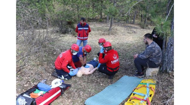 Karabük UMKE ilk tatbikatını gerçekleştirdi