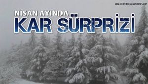 Karabük'ün Nisan ayında kar sürprizi