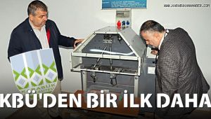 Türkiye'deki ilk yorulma cihazı KBÜ tarafından yapıldı