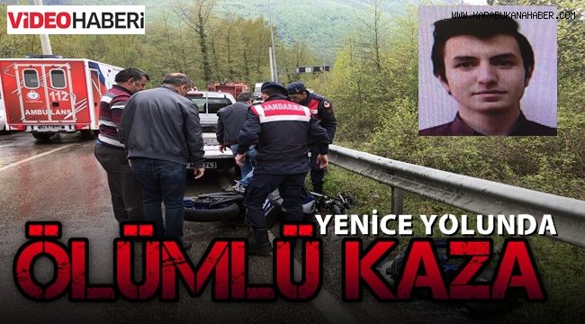 Üniversite öğrencisi motosiklet kazasında hayatını kaybetti