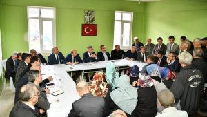 Vali Gürel, Kışla Köyünde vatandaşların sorunlarını dinledi