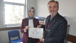 Yortan Belediye Başkanı Şık mazbatasını aldı