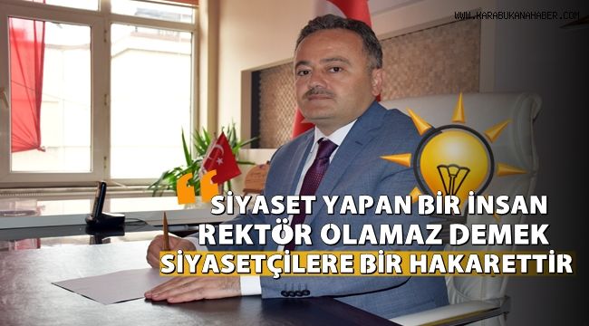 Altınöz, Burhanettin Uysal başarılı rektörlük dönemi geçirmiştir
