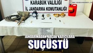 Jandarma'dan kaçak kazıcılara suçüstü