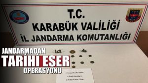 Jandarma'dan tarihi eser operasyonu