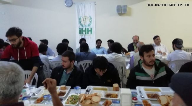 Karabük İHH'dan üniversite öğrencilerine iftar yemeği