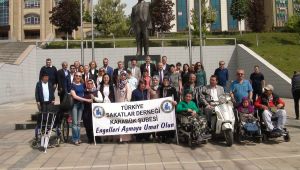 Karabük'te engelliler haftası için tören düzenlendi