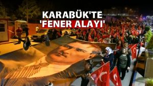 Karabük'te 'Fener Alayı' yürüyüşü yapıldı