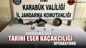 Karabük'te tarihi eser kaçakçılığı operasyonu