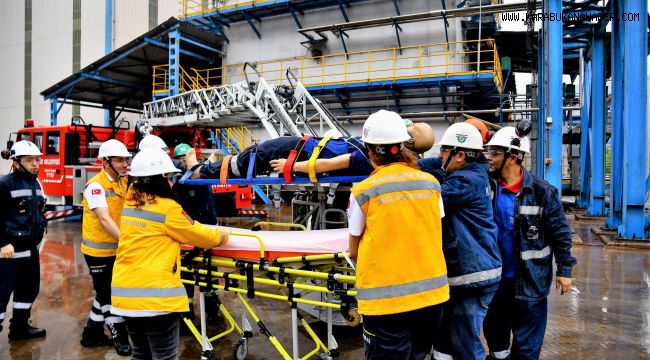 KARDEMİR'de 'Acil Durum Tatbikatı'