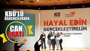 KBÜ'lü öğrencilerden trafik kazalarındaki ölümleri azaltacak 'Can Saati' projesi