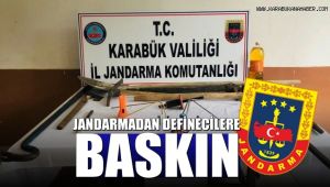 Patlayıcı ile define arayanlara Jandarma'dan baskın