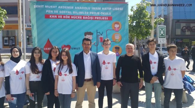 Safranbolu'da 'Bir damla kan bin umut' projesi