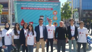 Safranbolu'da 'Bir damla kan bin umut' projesi
