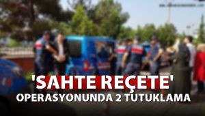 'Sahte reçete' operasyonunda 2 tutuklama