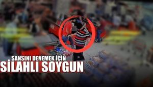 Şansını denemek için silahlı soyguna teşebbüs etmiş