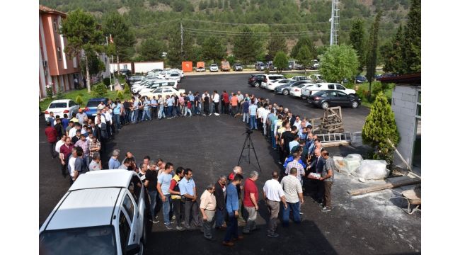 İl Özel İdaresinde bayramlaşma programı yapıldı.