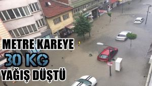 Karabük'te metrekareye 30 kilogram yağış düştü