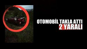 Karabük'te otomobil takla attı: 2 yaralı