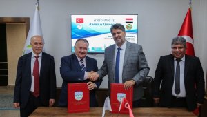 KBÜ ile Irak Salahaddin Üniversitesi arasında iş birliği protokolü
