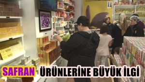 Safranlı doğal ürünlere turistlerden büyük ilgi