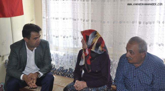 ŞEHİT AİLESİNE BAYRAM ZİYARETİ