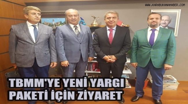 TBMM'ye 'Yeni Yargı Paketi' için ziyaret
