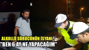 Ehliyetine el konulan alkollü sürücü: