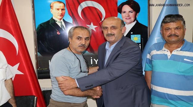 İYİ Parti Karabük İl Başkanlığında devir teslim yapıldı