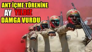 Ant içme törenine Ayyıldız gösterisi damga vurdu