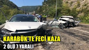 Karabük'te feci kaza: 2 ölü, 7 yaralı