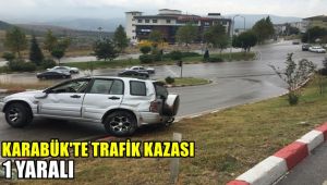 Karabük'te trafik kazası: 1 yaralı