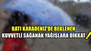 Meteoroloji'den Batı Karadeniz'e yağmur uyarısı