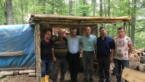 Milletvekili Ünal 'dan sayvanda orman köylüsüne ziyaret